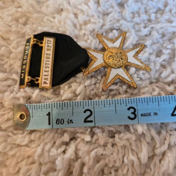 Vintage Masonic Medal Missouri Palestine #17 - Picture 7 of 7